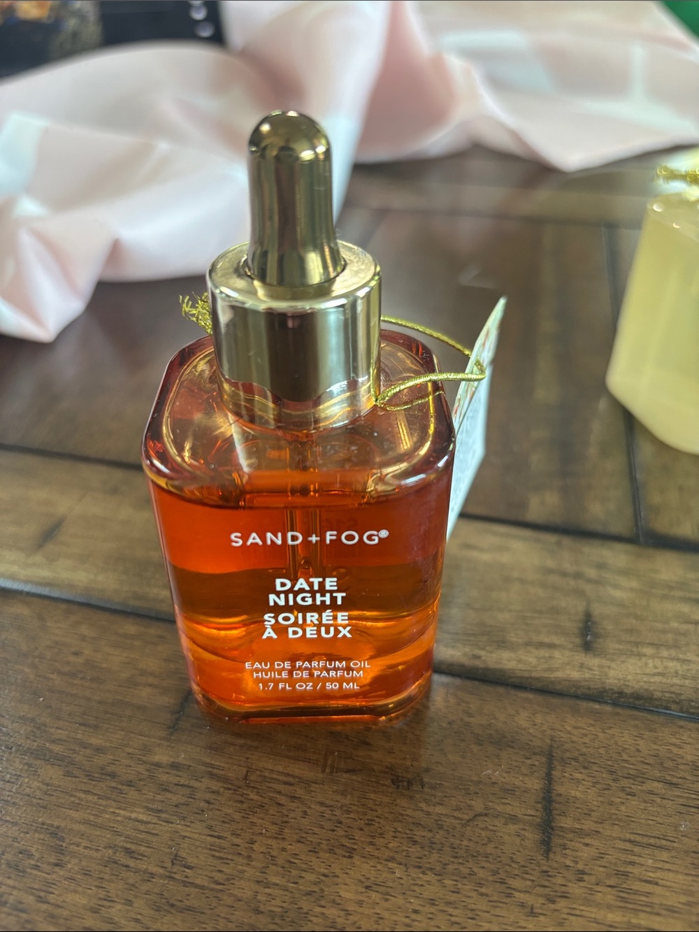 SAND+FOG Date Night Eau de Parfum Oil — Amber Scent